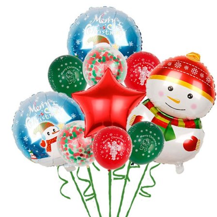 Julballong Xmas folieballonger STYLE 2 STYLE 2