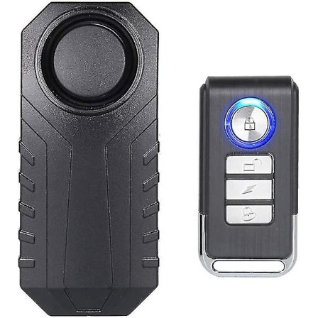 Cykelalarm, trådløs tyverialarm til cykelmotorcykel, 113db super høj og vandtæt (fjernbetjening)