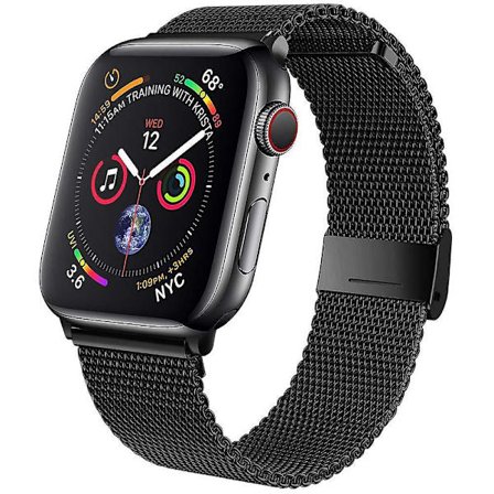 Vävt klockarmband i rostfritt stål för Amazfit GTS 2, GTS 2 Mini, Bip, GTS 3, GTS 2e och GTR 40mm