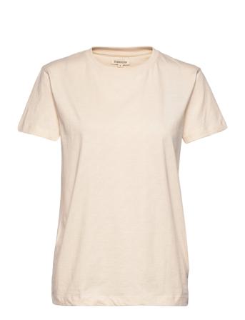 Freya T-Shirt - Ivory T-shirt Top Creme STUDIO FEDER