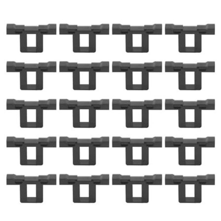 20 stk. Solpanel Vanddræn Clips PV Moduler Rengøring 30mm Vanddræn Clip