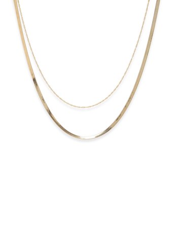 Pilgrim | Ea Necklace 2-In-1 Gold-Plated | ONE SIZE