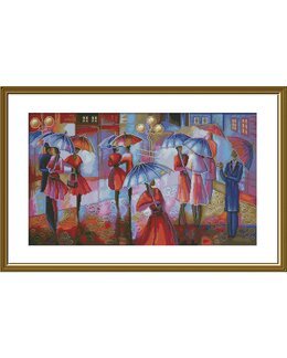 Broderikit Billede Mødet - Nova Sloboda