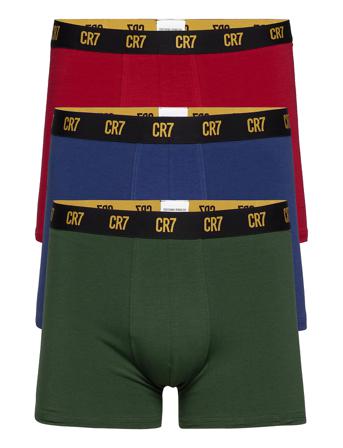 Cr7 Basic, Trunk, 3-Pack Boxerkalsonger Röd CR7