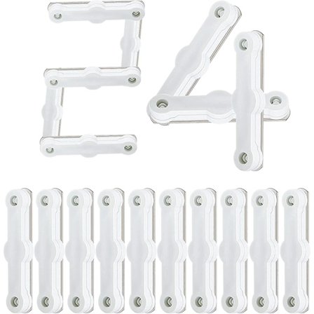 Db Magnetstrimmel, 24 stk. Magneter Selvklæbende Magnetstrimmel Sæt til DIY Flue Net, Gardiner, Dørgardiner