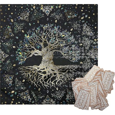 Alter Tarot Kort Klæde | Tarot Måtte | Alter Klæder Tarot Spredning Top Klæde Wiccan, Spirituel Hellig Klæde Elegant Borddug Til Unikke Gaver