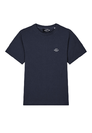 Mads Nørgaard Cotton Jersey Frode Logo Tee FAV T-shirts Herr Blå XL