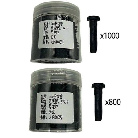 Badmintonketcher Ketsjer Grommets Øjer Holdbare Wire Guards Sort Udskiftning Strengemaskiner Værktøj til Reparation af Udstyr