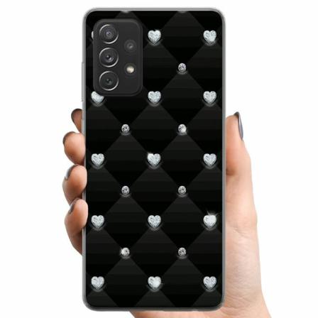 Samsung Galaxy A52 5g Tpu Mobilskal Bling Heart