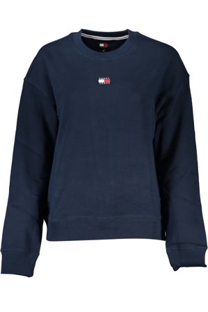 Tommy Hilfiger Felpa Senza Zip Donna Blu
