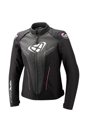 Motorradjacke Ixon Prodigy Lady Schwarz/Anthrazit/Hellpink L
