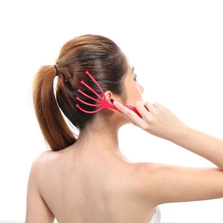 Hodemassasje Klo Kløende Hodebunnskløer Hodemassasjeapparat Manuell Femfingersmassasje