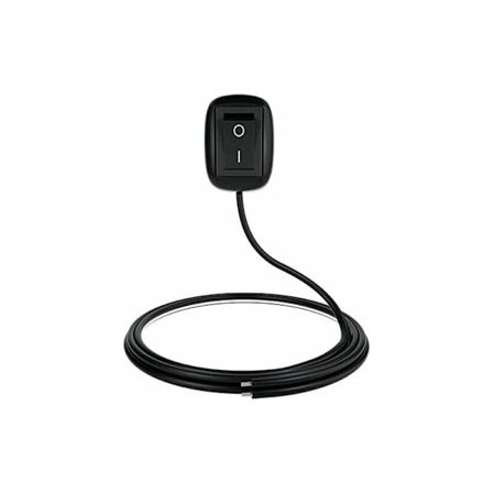 12V-230V/10A SPST Stick Type Tænd/Sluk Bil DIY-kontakt Vanddråbeformet Knapkontakt til Tågeforlygter, LED-lysrampe (med 1 m ledning) HIASDFLS