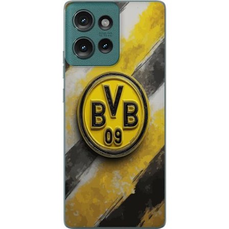 Kompatibel Mobilcover til Motorola Motorola Edge 50 Farverigt abstrakt puslespillsmønster, der symboliserer fællesskab, mangfoldighed og kreativitet