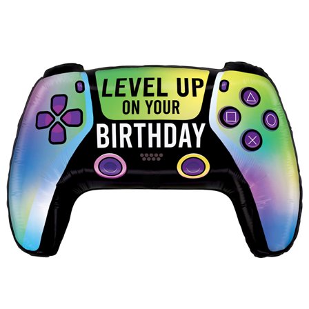 Folieballong Spelkontroll Happy Birthday