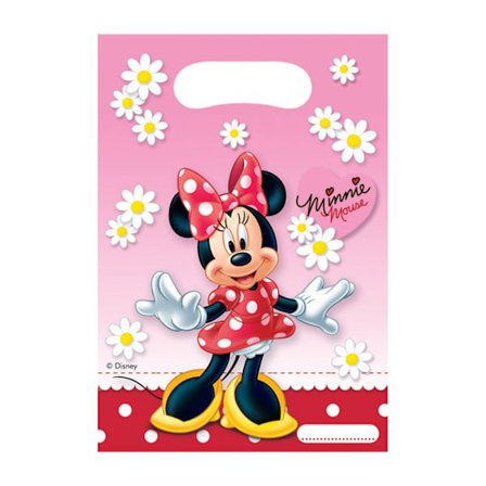 Disney Polka Dot Minnie Mouse Party Bags (6-pack) One Size M