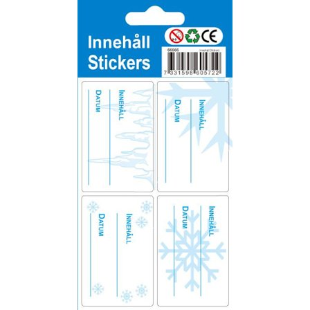 36st Frysetiketter Frosttåliga etiketter