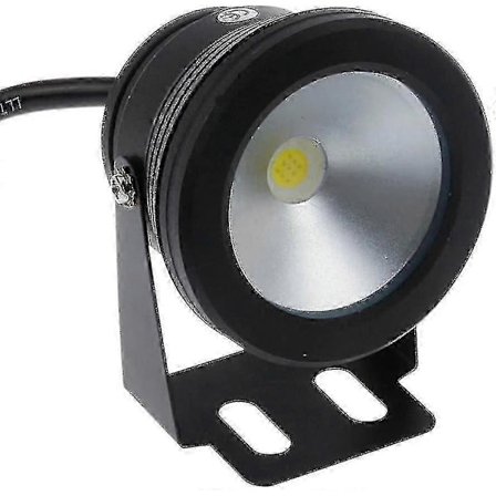 10w 12v Sort Ip68 Vandtæt Med Flood Undervandslys Til Svømmepøl Dam Belysning, Kold Hvid S202412272464