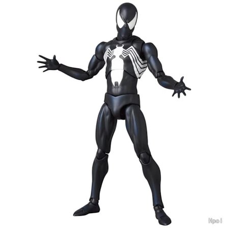 Serienfigur i Comic-version av Symbiote 147 Spider-Man Peter Parker stridsdräkt Venom rörliga prydnadsföremål i låda