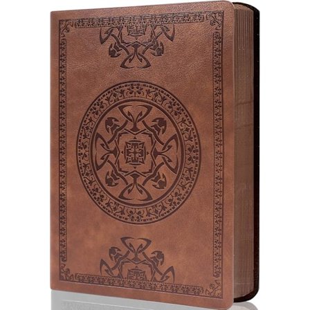 "Lämmin Nahka Vintage Journal miehille, pehmeäkantinen 256 viivoitettua sivua muistikirja 180 asteen avautuva kirjoittamiseen, matkapäiväkirja, 5,7' x