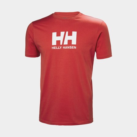 T-paita Helly Hansen HH Logo, Red, miesten, Small