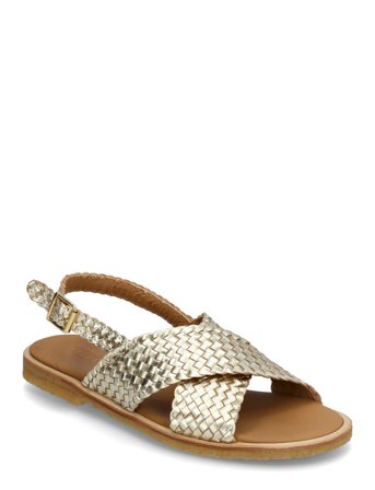 ANGULUS Sandals - Flat - Open Toe - Op - Gold - 35