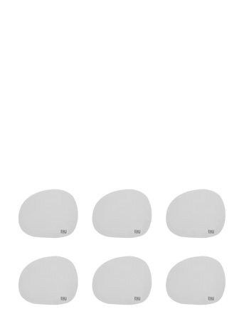 Aida Raw Silicone - Soft Surface Coaster - Light Grey - Grey - ONE SIZE