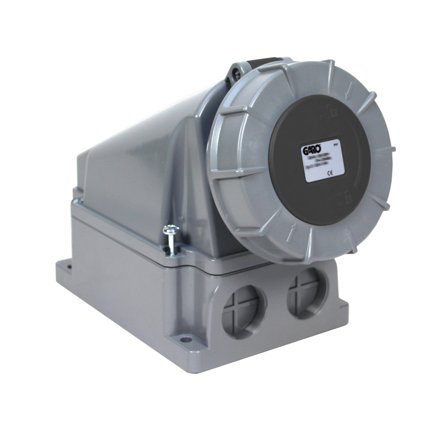 Garo UIV 363-7 S + RU Stikkontakt IP67, 4-polet, 63 A Svart, 7 h, Stikkontakter & kabler