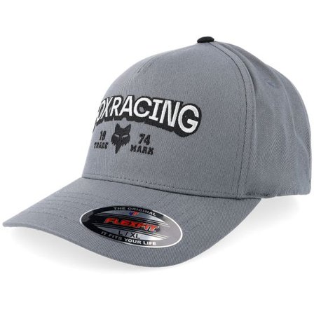 Fox - Grå flexfit Keps - Bold Pewter Grey A-Frame Flexfit @ Hatstore