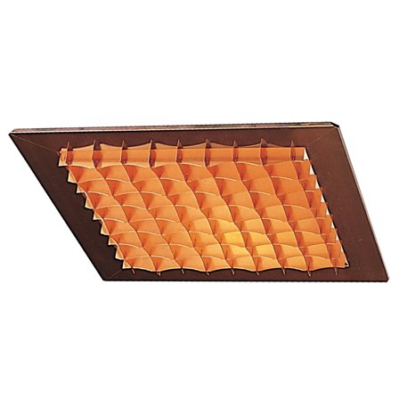 Westal Quattro II Takfotsarmatur 9,5 W, 650 lm, 3000 K, 340 x 340 mm Kobber, Belysning