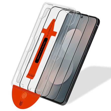 2-Pack Samsung S25 FE Skärmskydd - Härdat Glas | [Automatisk Installation] - Bubbelfritt