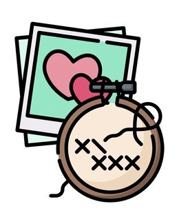 *Ny*Egendesignat broderimönster 4,4 rutor/cm Utskrift