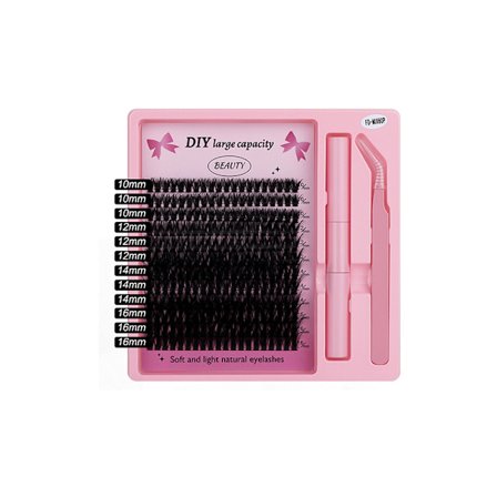 tekoripsien setti (240 rypälettä) – luonnollisen näköinen, uudelleen käytettävä, tee-se-itse-sovellus Model 2