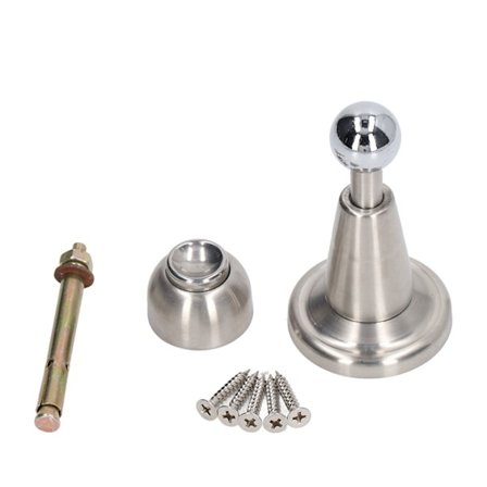 Blød magnetisk dørstopper, vægmonteret, 304 rustfrit stål, moderne hydraulisk buffer