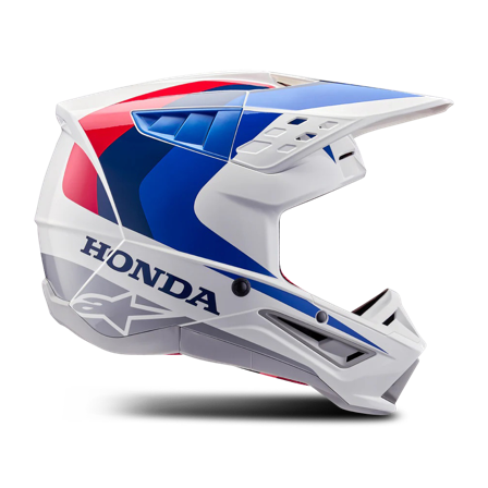 Crossikypärä Alpinestars Honda S-M5 Valkoinen/Sininen/Punainen M