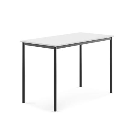 Tisch BORÅS, 1400x700x900 mm, Laminat weiß, anthrazit