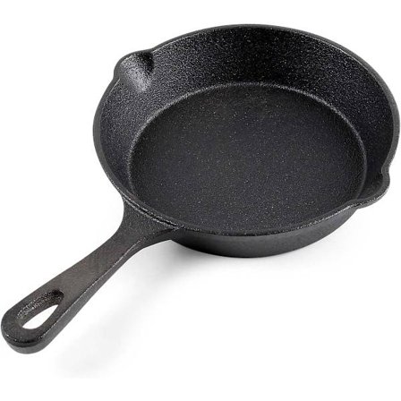 Støbejernspande Ø16cm m/ h&le & hældetud Madlavningstilbehør Naturlig non