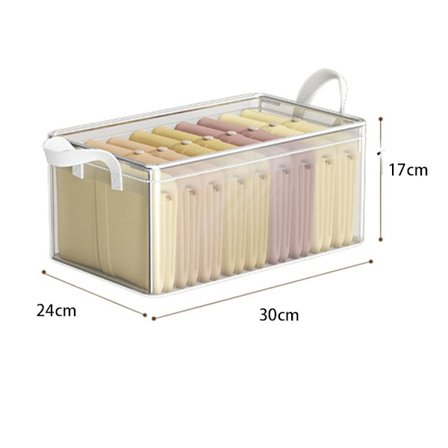 Vaatteiden säilytyslaatikko, alusvaatelaatikko 30X24X17CM