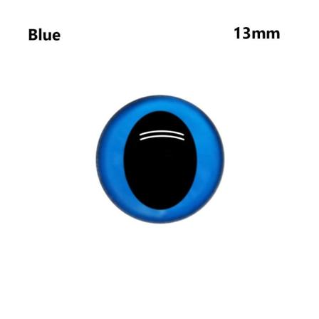 10st/5 Par Plastic Eyes Eyeball Blå 13mm