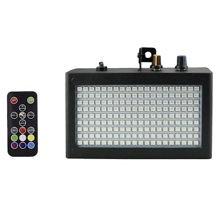 180 Strobe Flash Lys Bærbar 35w Rgb Fjernbetjening Lydstyring Strobe Hastighed Justerbar Til Scene Disk -(ws)