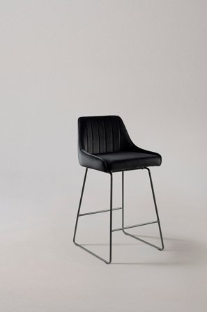 Jotex - Barstol Black mdf / metall - HOLLIE - Kjøp Stoler hos Jotex