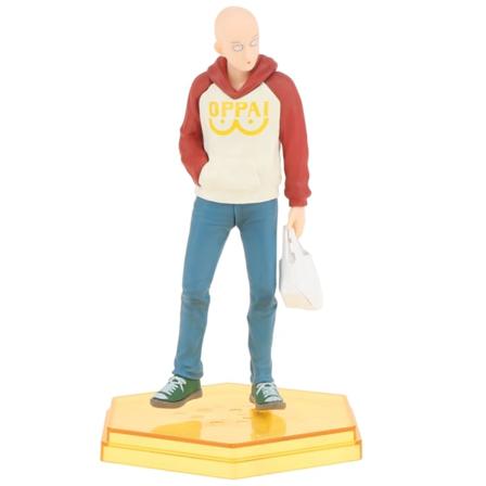 1. 18 cm One Punch Man Saitama Hoodie Actionfigur-samling