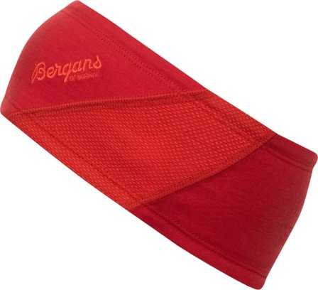 Bergans Women's Cecilie V2 Light Wool Headband Unisex beanies Red 58