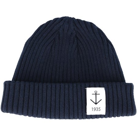 Resteröds - Sininen shortbeanie Beanie - Smula Organic Navy Short Beanie @ Hatstore