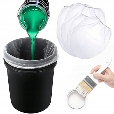 Malingsfilter Pose 20L 50X54Cm + 10L 38X42Cm – 4-Pakning | 100 Mesh | Gjenbrukbar for Malesproyter