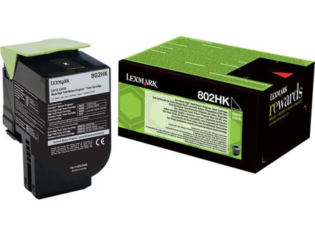 Lexmark Toner 80C2HKE Svart - Lyreco - Toner och bläck - Tonerkassetter - Toner Lexmark