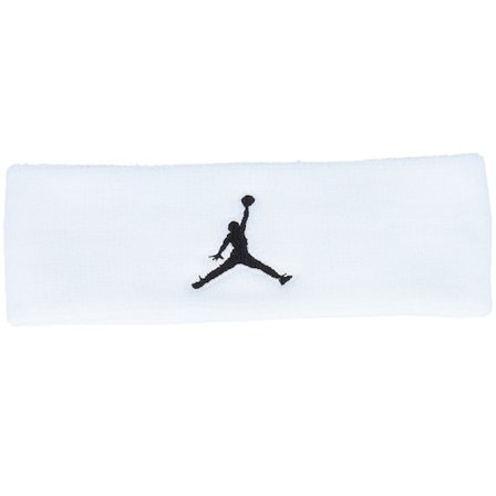 Jordan - Bílá headband Beanie - Jumpman White Headband @ Hatstore