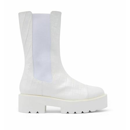 Stuart Weitzman, Presley Ultralift Bootie Biały, Kobieta, Rozmiar: 36 EU