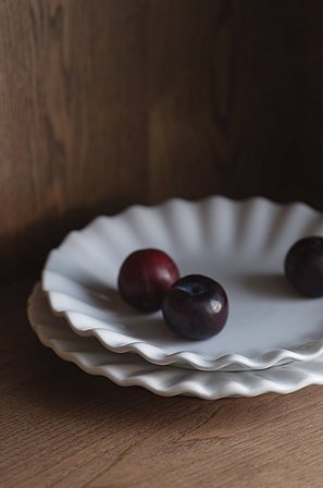 Jotex - Tallrik ø 26 Cm 2-pack Vit BONNIE - Köp Tallrikar hos Jotex