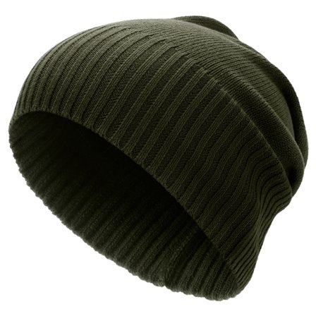 Konrad Kite | Olive Lightweight Organic Cotton Beanie for Men - Beanies